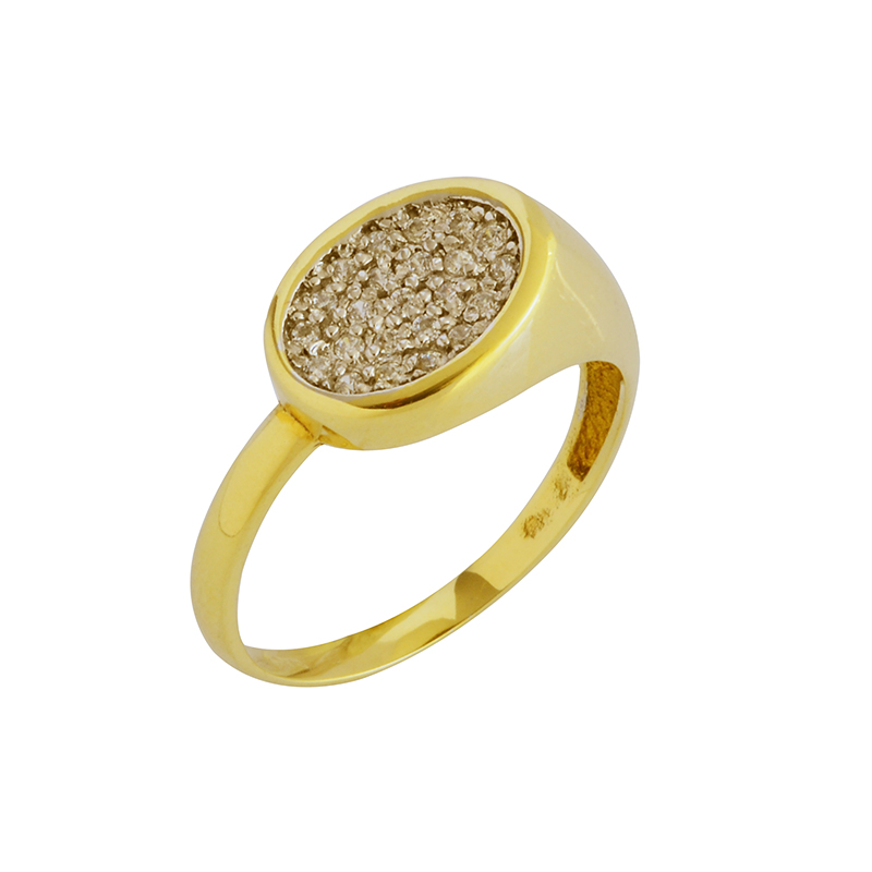 Χρυσό δαχτυλίδι Κ9 Chevalier ΚΔ00011
