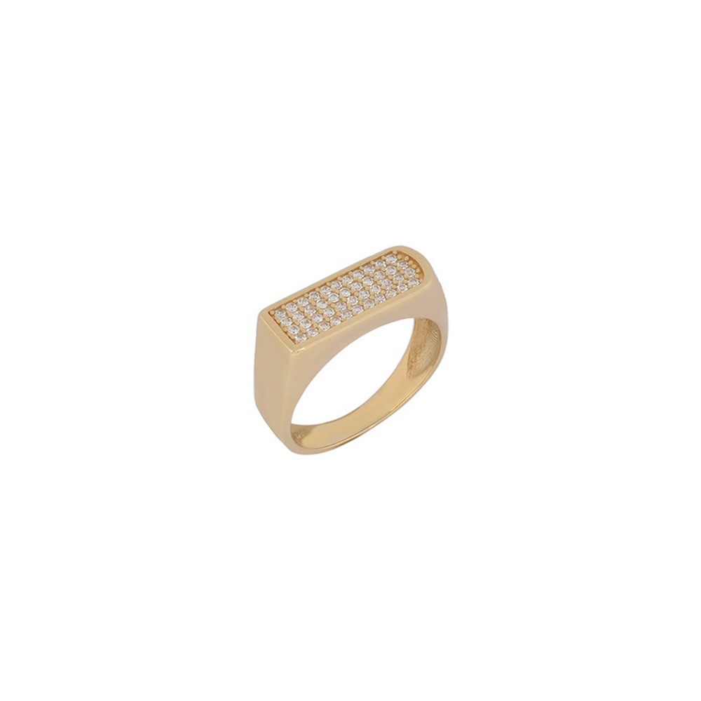 Χρυσό Δαχτυλίδι Σεβαλιέ 14κ – KD00041
