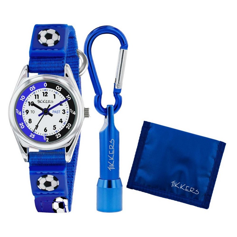 Παιδικό Ρολόι-Σετ Ποδόσφαιρο Tikkers ATK1028