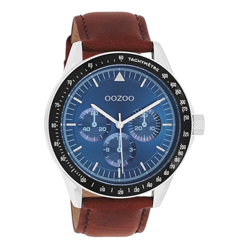 OOZOO Timepieces Brown Leather Strap C11110