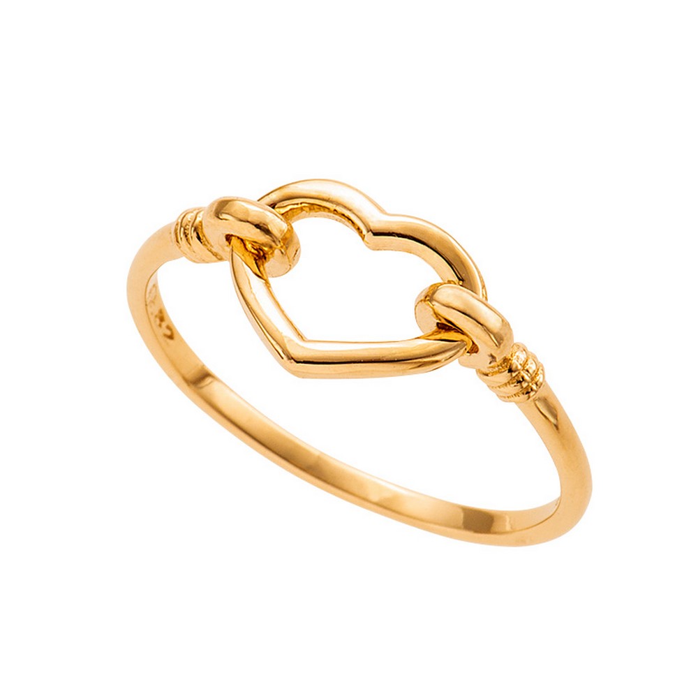 Χρυσό Δαχτυλίδι-Καρδιά 14Κ KD000104