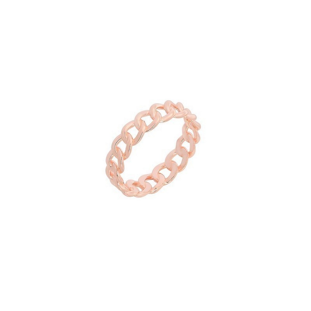 Ροζ Επιχρυσωμένο Ασημένιο Δαχτυλίδι 925 AD000157
