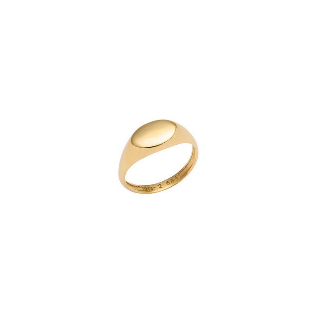 Χρυσό Δαχτυλίδι Σεβαλιέ 14Κ KD000110