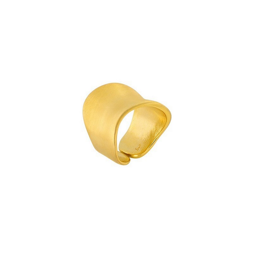 Επιχρυσωμένο Ασημένιο Δαχτυλίδι Σεβαλιέ 925 AD000161