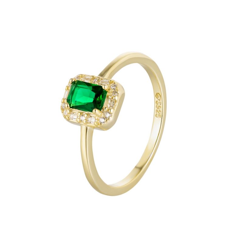 AD000211_ring silver green stone