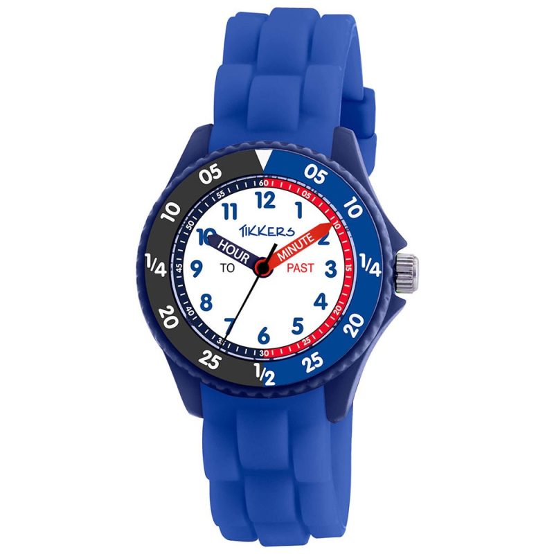 TIKKERS Time Teacher Blue Rubber Strap ATK1088