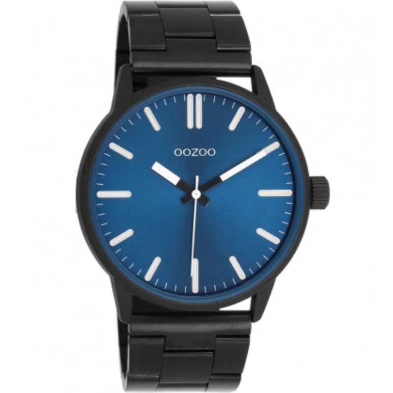OOZOO TIMEPIECES Black Metallic Bracelet C11403