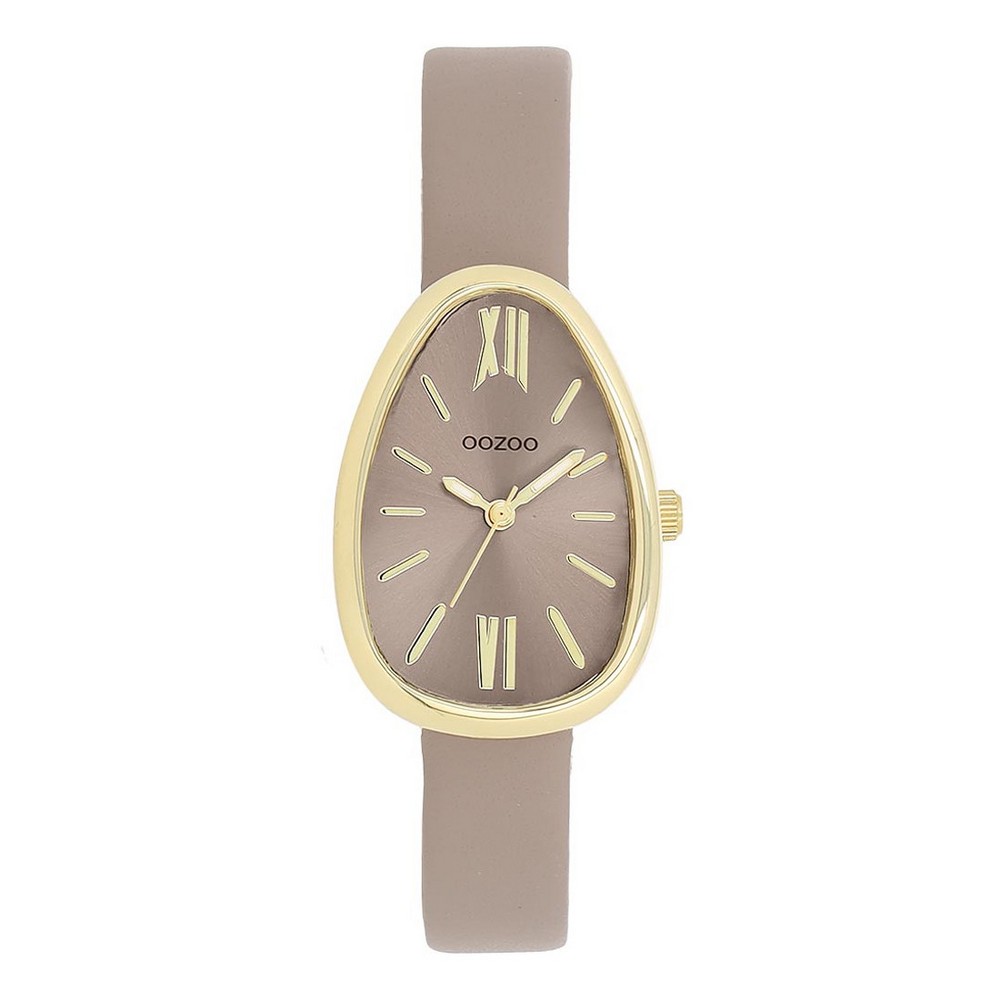 OOZOO TIMEPIECES Taupe Leather Strap C11637
